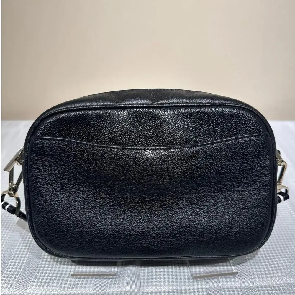 Kate Spade New York Rosie pebbled leather flap camera bag‎ purse in black